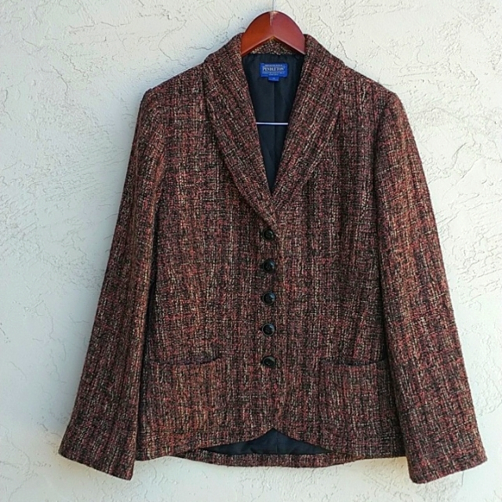 Pendleton Blazer Jacket Size 12 - image 1